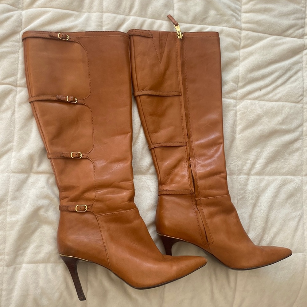 Ralph Lauren leather boots